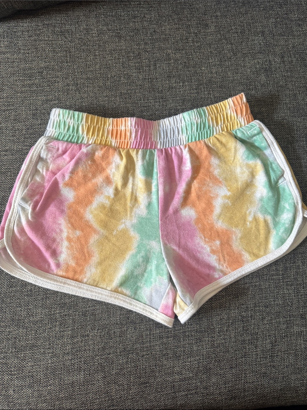 Girl’s Tie-Dye Pastel Lounge Shorts